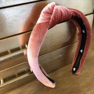 Lele Sadoughi Rose Velvet Headband